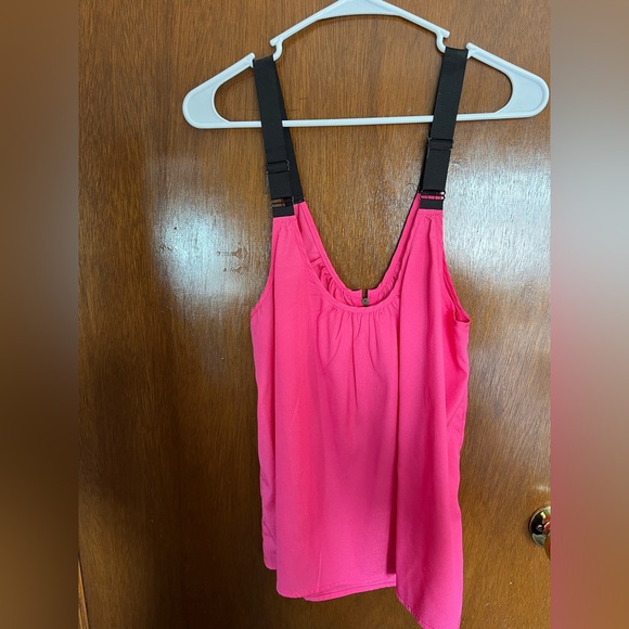 TCEC Pink Zipper Tank Top Size L - Picture 3 of 3